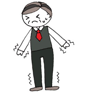 糖尿病に苦しむ男性
